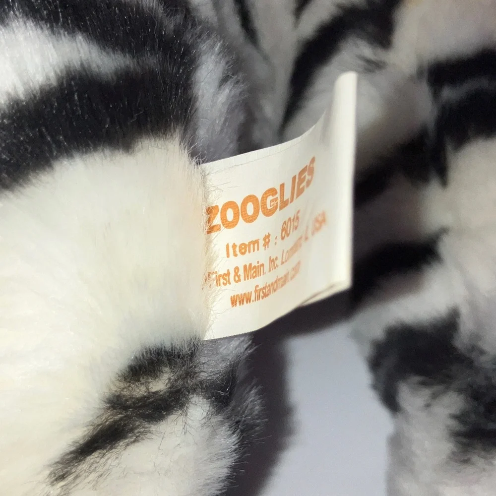 Zooglies‎ Zebra Plush Toy Movable Arms & Legs  18”